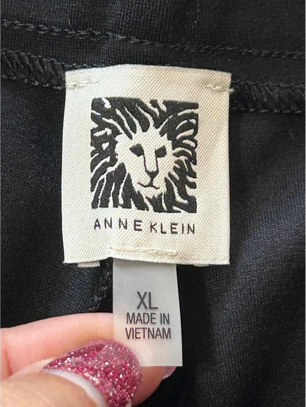 NWT Anne Klein Black Dress Pants XL